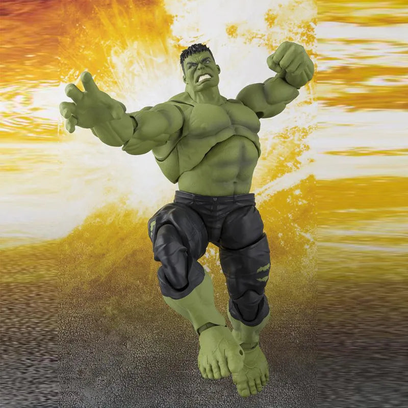 21CM The Avengers Hulk Joint Moveable Anime Action Figure PVC toys Doll Collection figures Cartoon for friends gift