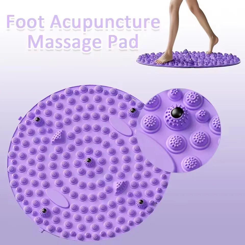 Magnetic Foot Massage Pad TPE Acupressure Yoga Mat Finger Pressure Board Muscle Relaxation Feet Training Acupoint Massager Tools