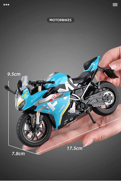 1:12 Spring Breeze CF 250SR Diecast Motorcycle Model Toy Replica With Sound &amp; Light birthday  christmas gift Collection bike