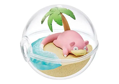 Genuine Re-Ment Pokemon Terrarium Collection Relaxing Time Psyduck Quagsire Trapinch Slowpoke Goomy Munchlax Blind Box Toys Gift