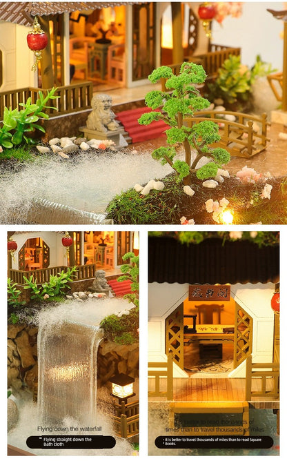 Chinese Style Fairyland House Ancient Architecture DIY Cottage