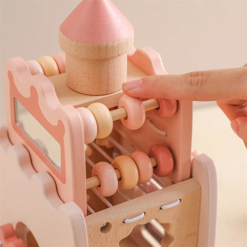 Baby Wooden Musical Instruments Montessori Toys Kids Bear Percussion Xylophone Rain Sound Pipe Music Shaker Early Education Toys