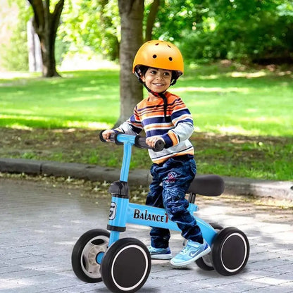 Children Bicycle 4 Wheel Baby Walker Baby Balance Bike Kids Scooter Baby Stroller For 1-6 Years Old Outdoor Ride-on Toys