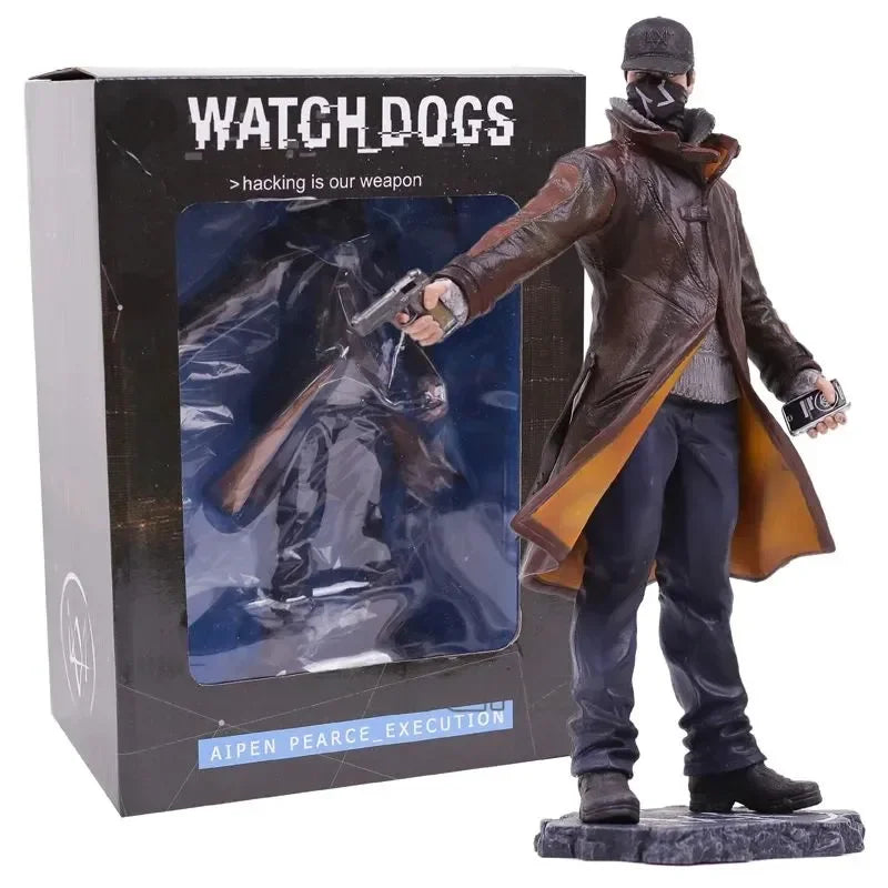 Watch Dogs 24cm Aiden Pearce Action Figure Collection Anime Figurine Collectible Model Toy Gifts