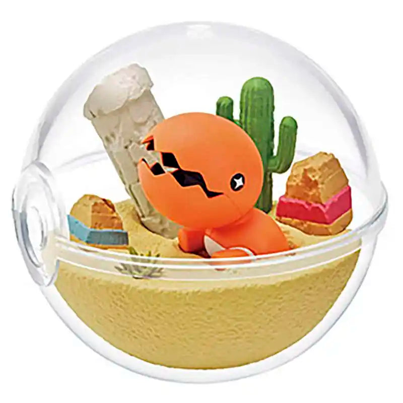 Genuine Re-Ment Pokemon Terrarium Collection Relaxing Time Psyduck Quagsire Trapinch Slowpoke Goomy Munchlax Blind Box Toys Gift