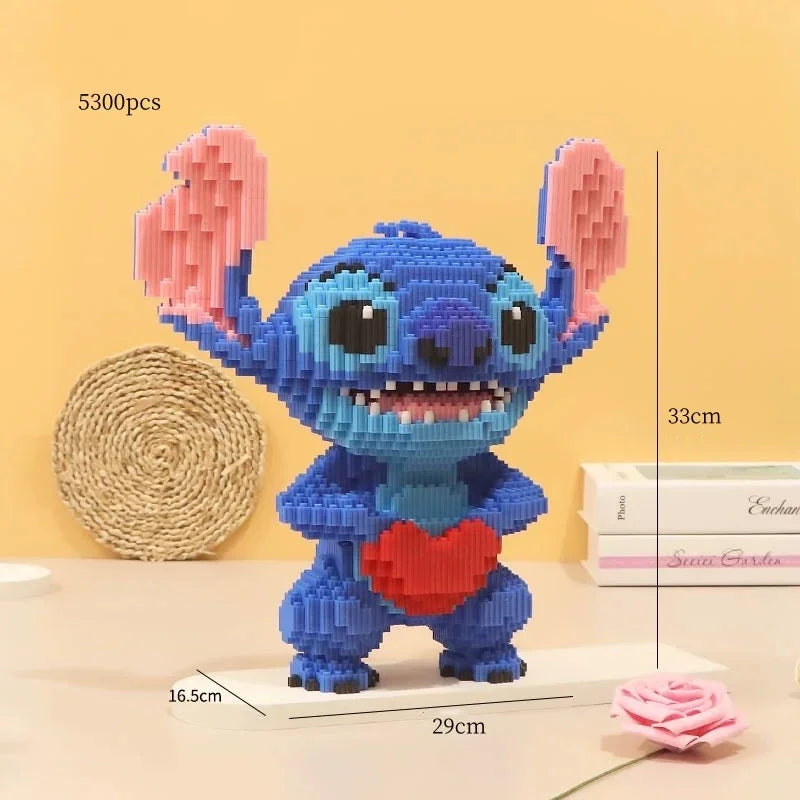 33CM Oversized Love Stitch Block Toy for Children and Adults To Assemble Small Particle Bricks As A Holiday Gift