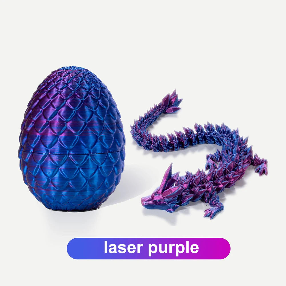 3D Printed Dragon Egg Relief Anxiety Dragon Fidget Toy Executive Dragon Fidget Desk Toys Home Office Decor Toys for Kids Gifts