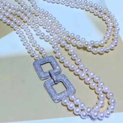 1 Pcs Wholesale Micro-set Square Necklace Bracelet Clasp Jewelry Accessories Full Zirconium Connecting Clasp DlY Accessories