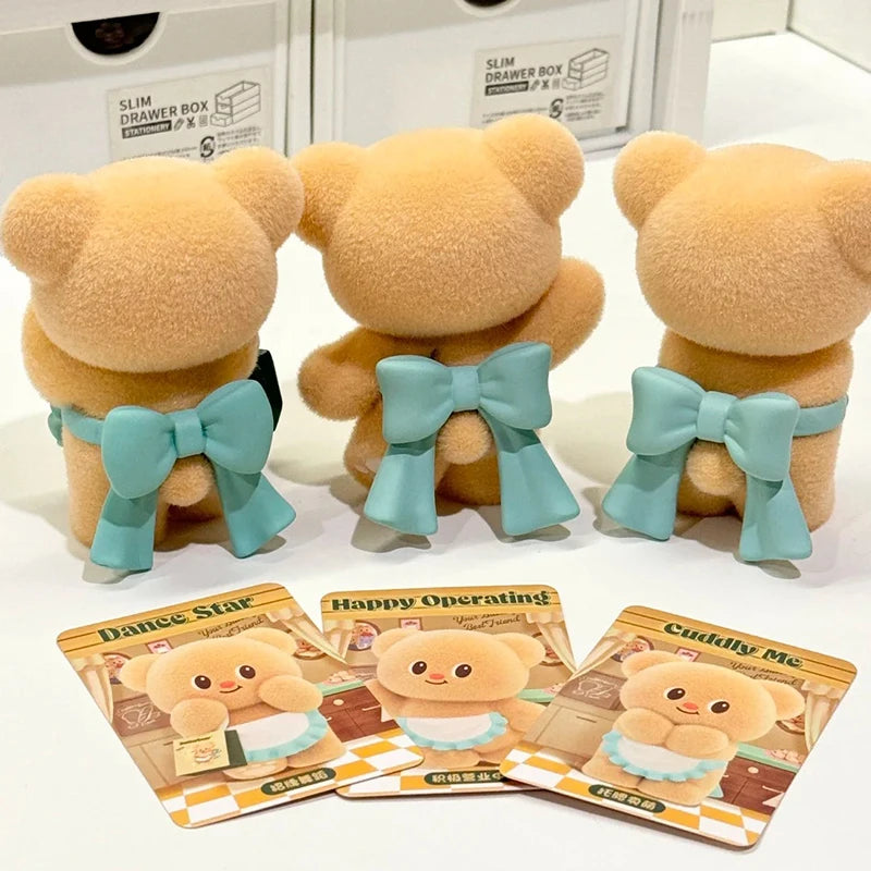 Butter Bear Business Day Series Blind Box Anime Figure Cartoon Cute Toy Mystery Box Collection Doll Ornament Girl Surprise Gifts