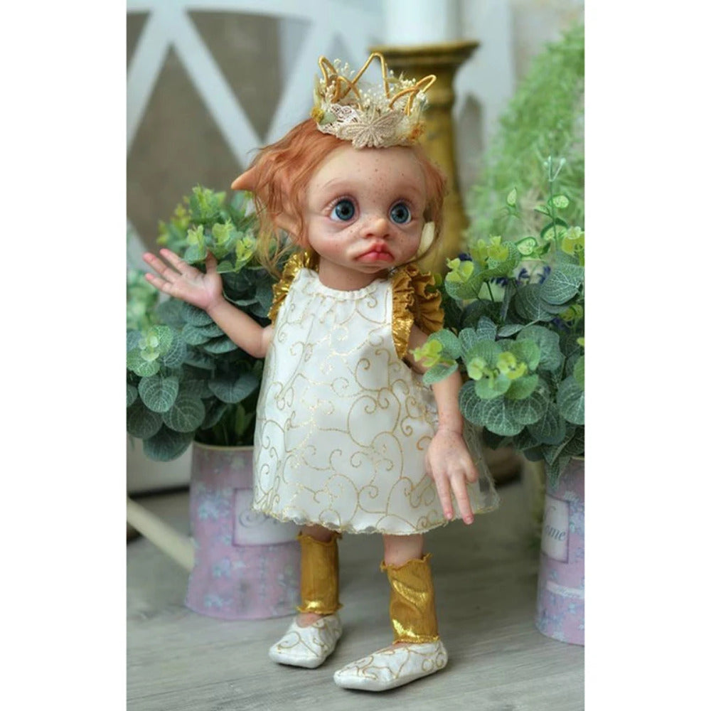 17inch Full Body Vinyl Silicone Reborn Tinky Fairy Elf Reborn Doll Kit Lifelike Soft Muñecas Reborn Baby Doll Waterproof Toys