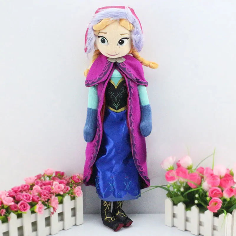 40cm Frozen Princess Anna Elsa Plush Doll Toys Snow Queen Princess Anna &amp; Elsa Soft Stuffed Toys Gifts for Girls Kids