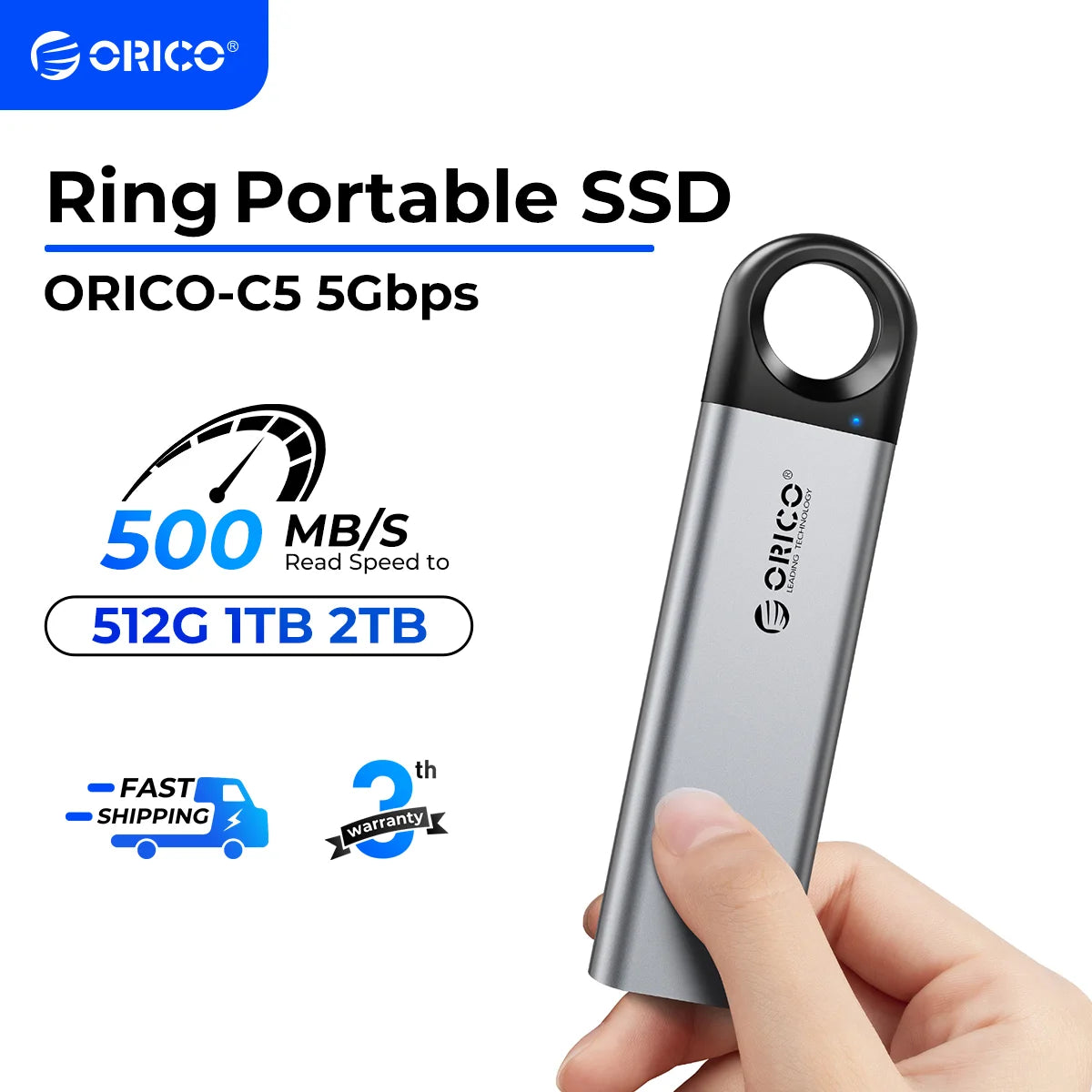 ORICO C10 1TB External SSD Hard Drive