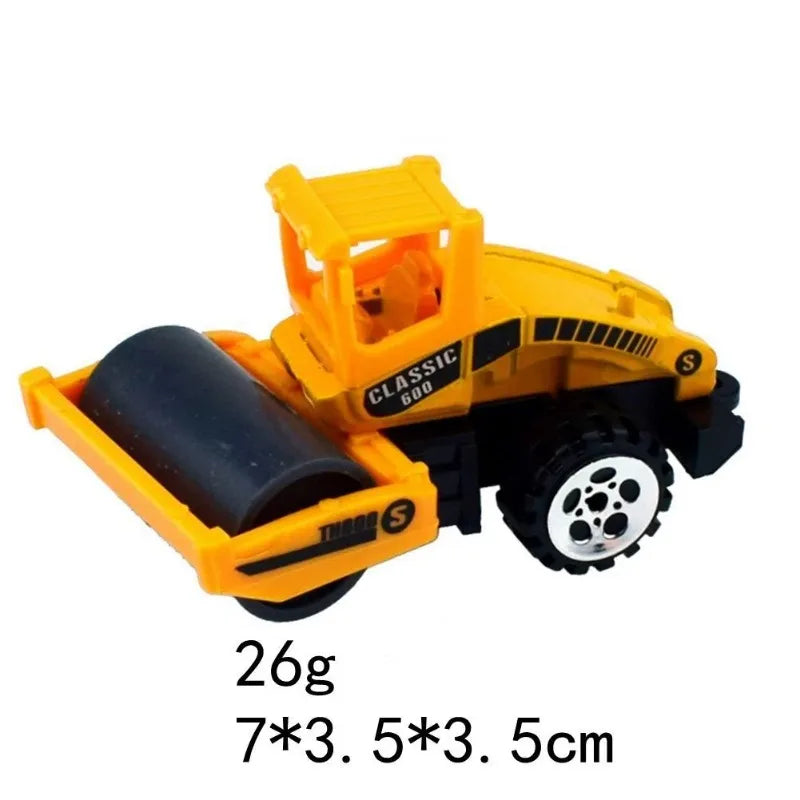 1Pc Children Car Toys Alloy Fire Truck Police Car Excavator Diecast Construction Engineering Vehicle Toys For Boys Gift