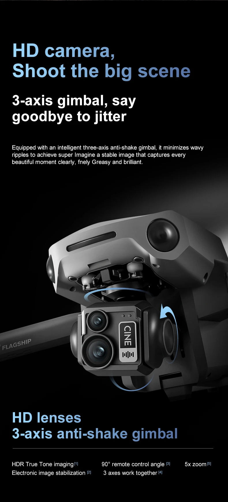 ZLL D12 Drone With 8K HD Camera Screen Remote GPS 360° Obstacle Avoidance 5G Wifi FPV Brushless Motor RC Dron Load capacity 500g