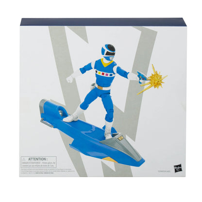 Hasbro Power Rangers Lightning Collection In Space Blue Ranger and Galaxy Glider 6 Inch Figure Collectible Toy