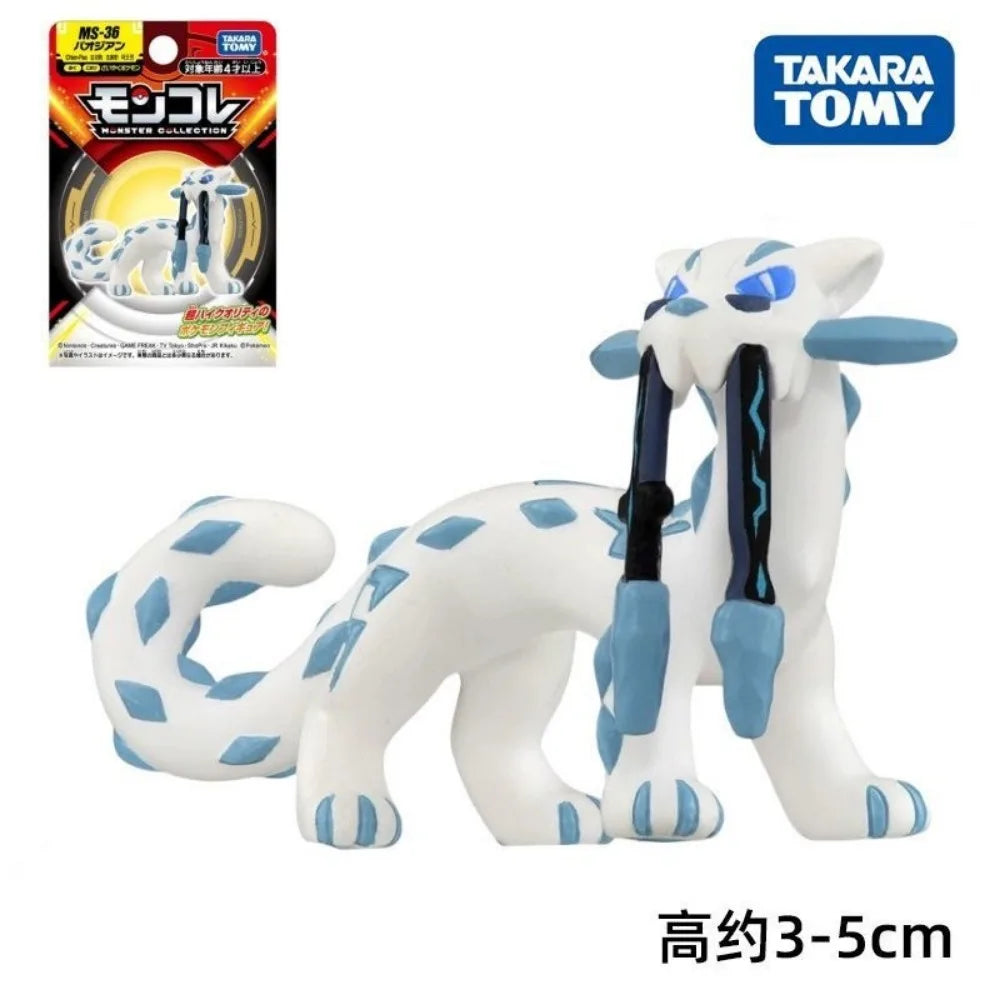 Genuine TAKARA TOMY Pokemon MS Series Inteleon Meowscarada Garchomp Psyduck Piplup Sprigatito Fuecoco Tinkaton Ornaments Models