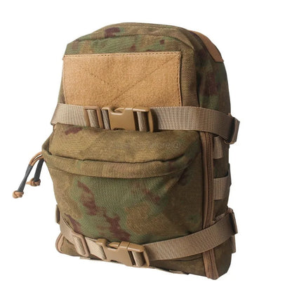 Tactical Hydration Pack Mini Back Panel Water Bag Nylon Molle Pouch Hunting Lightweight Vest Hose Accessories Zipper Backpack
