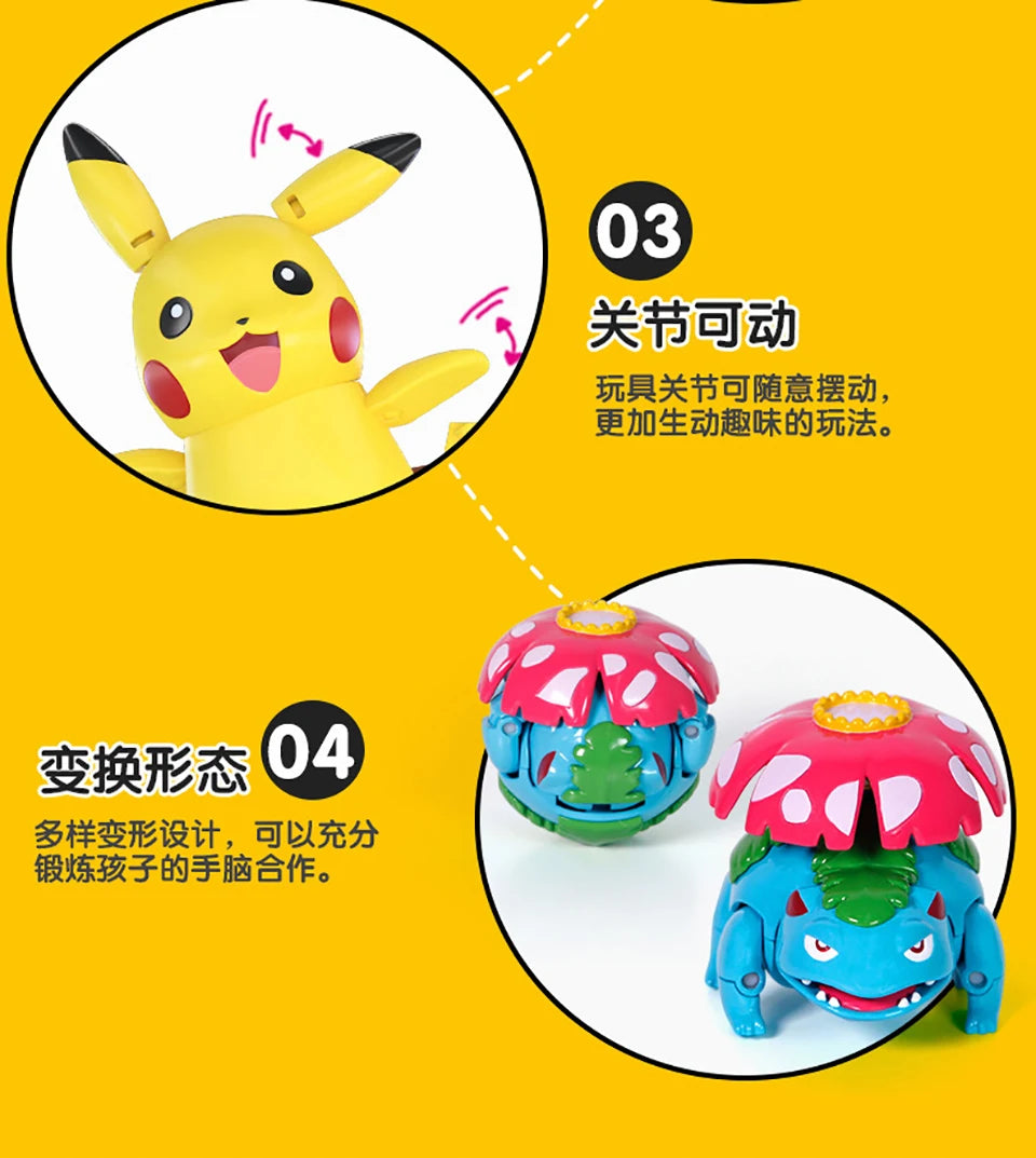 Genuine Pokemon Psyduck Eevee Lucario ASH-Greninja Blastoise Mewtwo Lapras Venusaur Dolls Figurines Handheld Model Toy Ornaments