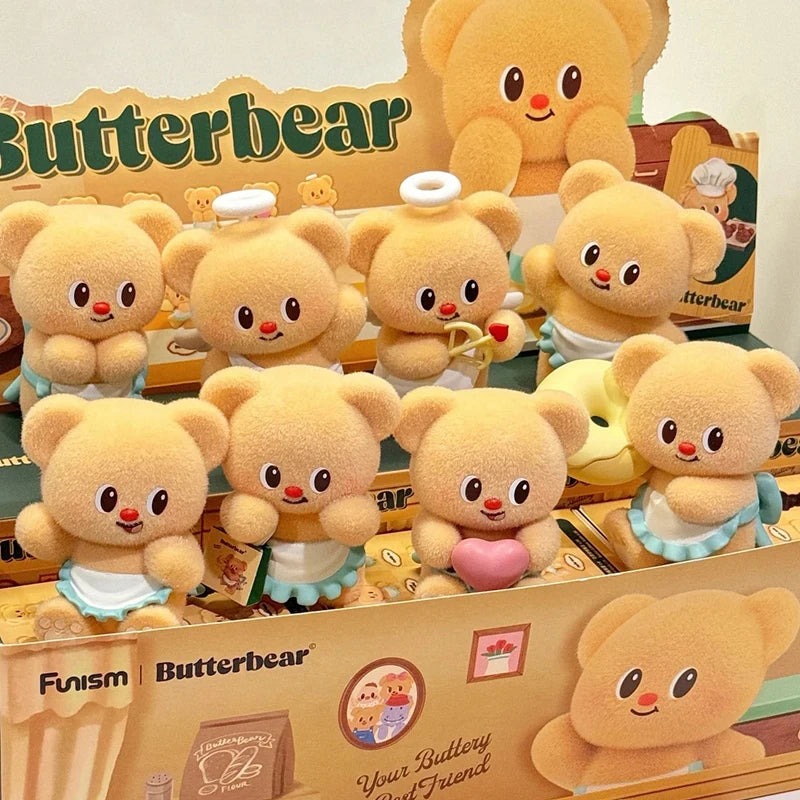 Butter Bear Business Day Series Blind Box Anime Figure Cartoon Cute Toy Mystery Box Collection Doll Ornament Girl Surprise Gifts