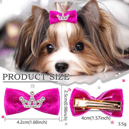 Pet Dog Bow Hairpin