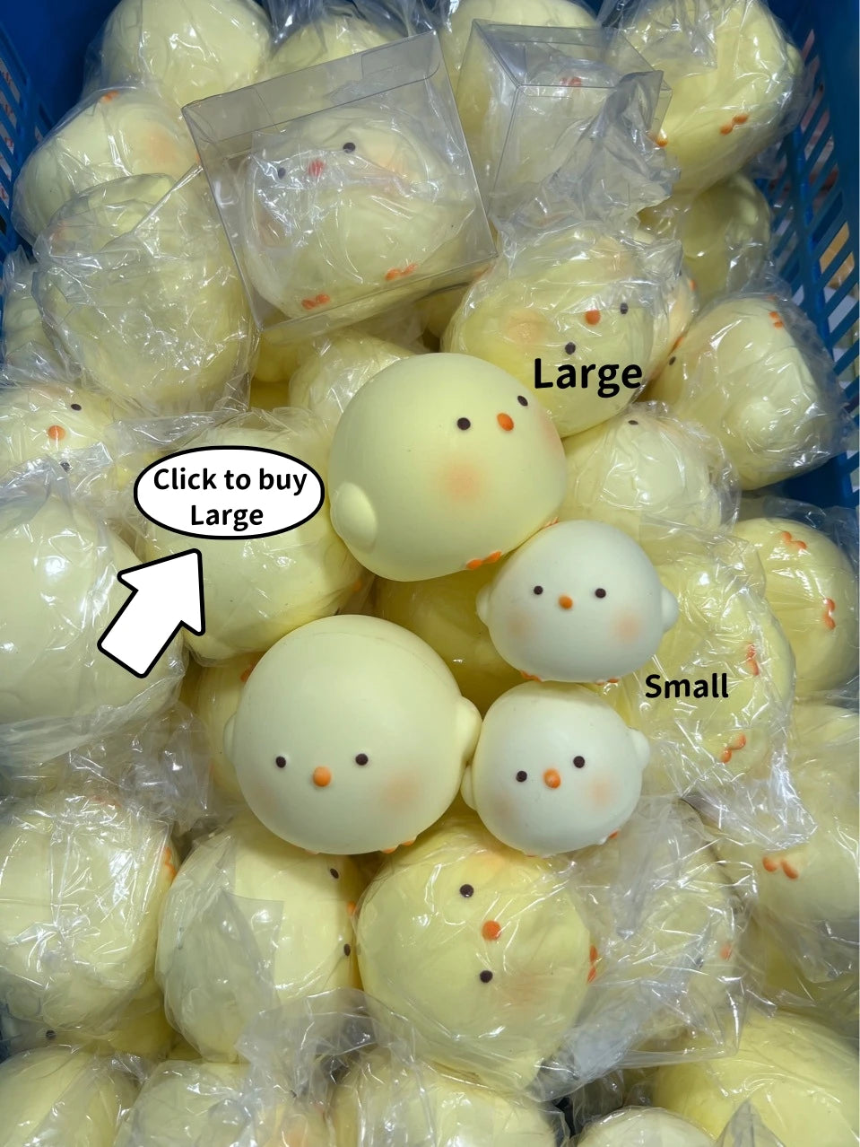 1pc Squishy Chick Slow Rebound Decompression Toy Stress-relief Kawaii Mochi Toy Popular Gifts For Students