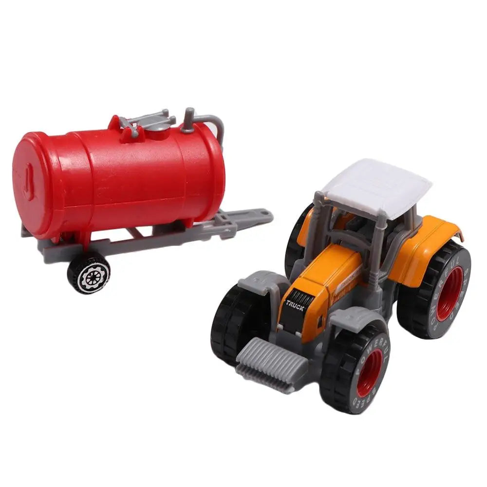 Children Kids Alloy Construction Excavator Tractor Dump Truck Farmer Vehicle Engineering Car Model Model Car Toys Tractor Toy