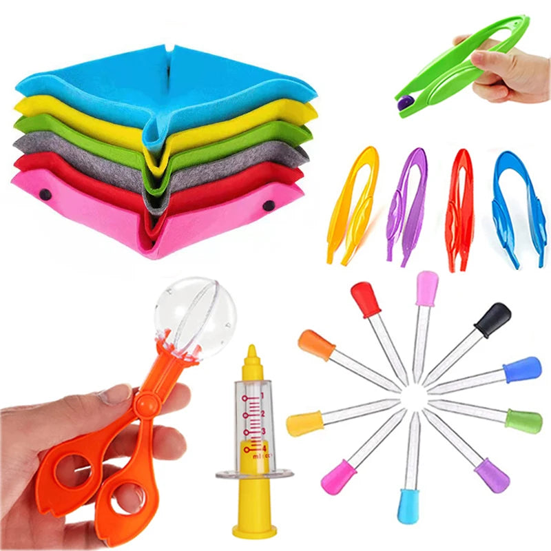 Fine Motor Skill Training Tool Set Toys Montessori Early Learning Education Toys Children&