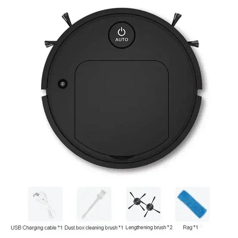 2025 4-in-1 Smart Home Appliance: Air Purifier, Mist Humidifier, Vacuum Cleaner &amp; Robotic Sweeper, Enhance Home Air Quality, Eff