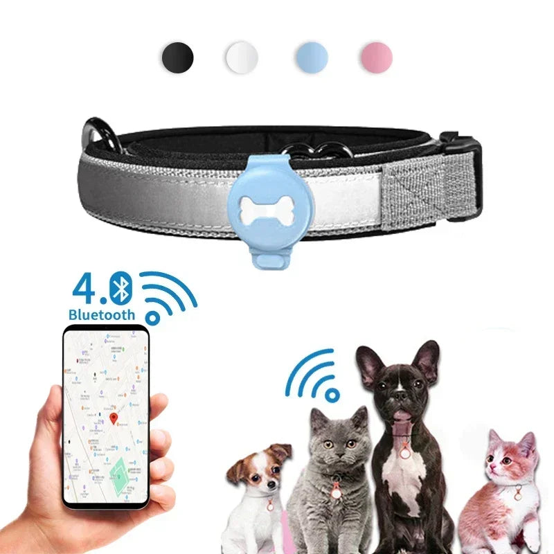 Pet GPS Tracker Smart Locator Dog Brand Pet Detection Wearable Tracker Bluetooth for Cat Dog Bird Anti Lost Record Tracking Tool