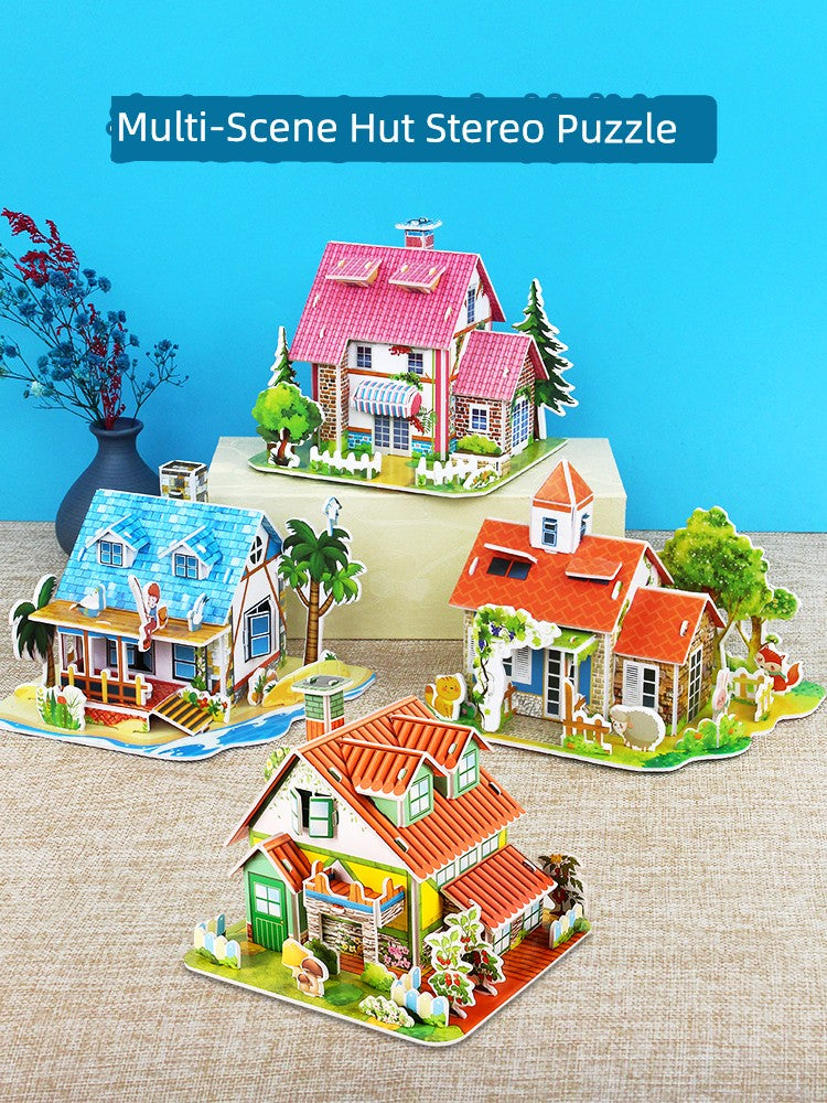 DIY Fun House Creative House 3D Puzzle Model