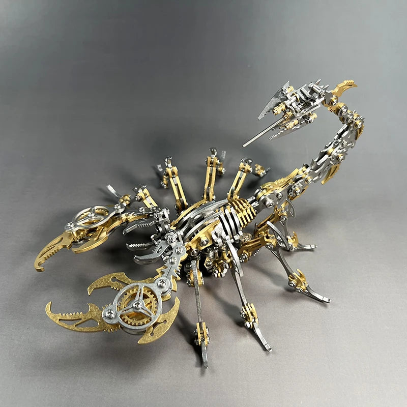 3D Scorpions Metal Puzzle Steampunk Mechanical Insect Model Kit Floatingcity Steel Warcraft Assemble Jhandmade Toy For Adults