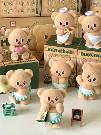 Butter Bear Business Day Series Blind Box Anime Figure Cartoon Cute Toy Mystery Box Collection Doll Ornament Girl Surprise Gifts