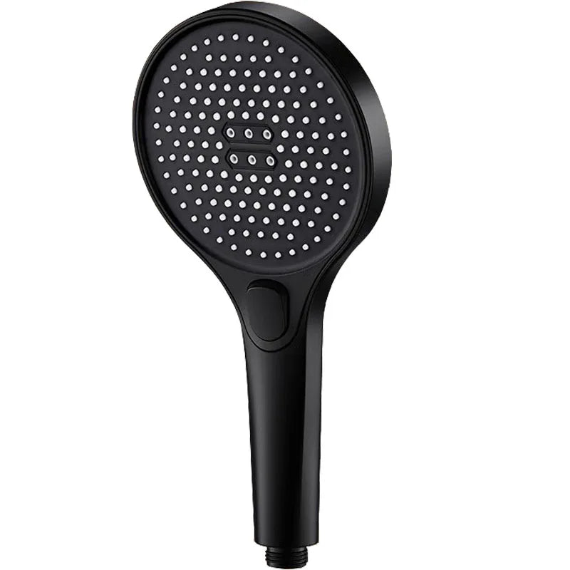 Showerhead 3 modes shower for bathroom items large panel accessories knobs showers replete portable heads parts fixture home