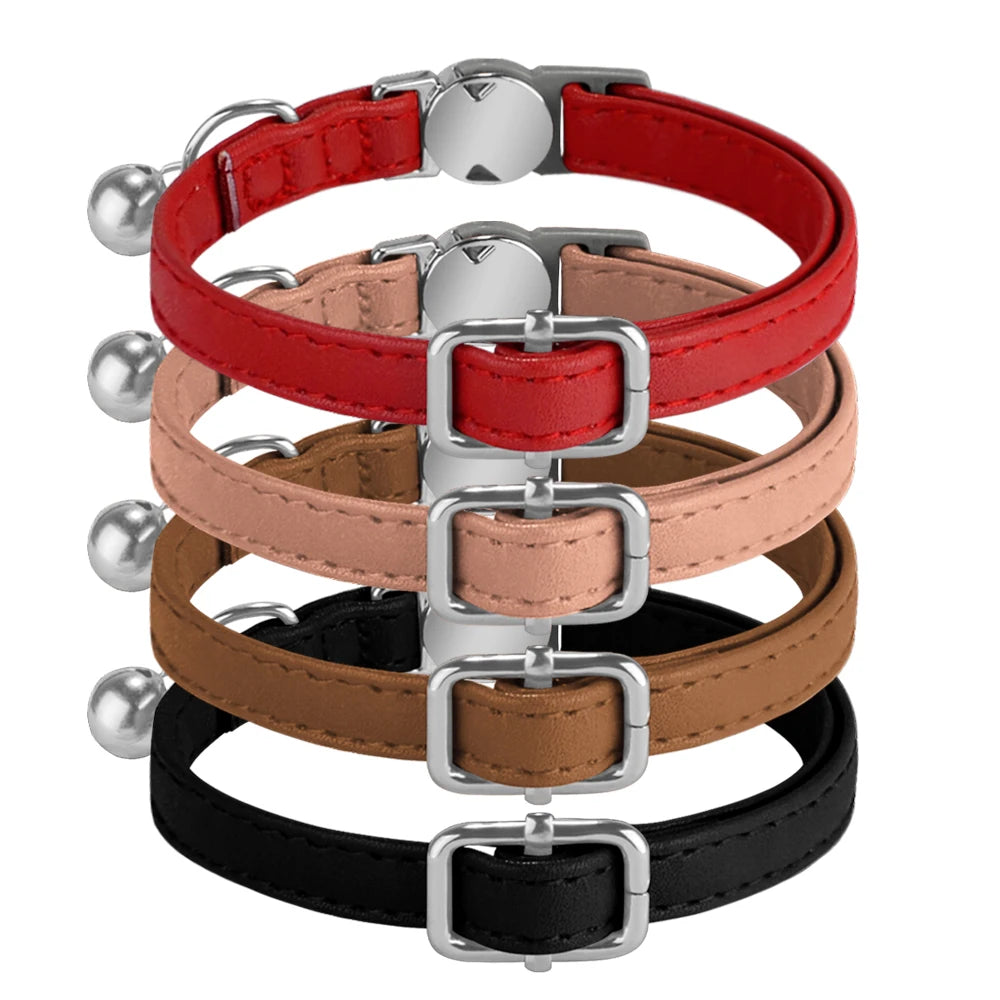 Personalized Engraved Leather Dog/Cat Collar