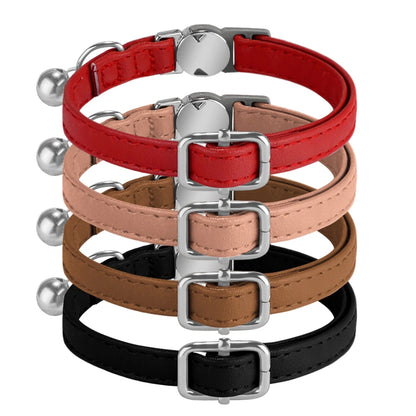Personalized Engraved Leather Dog/Cat Collar