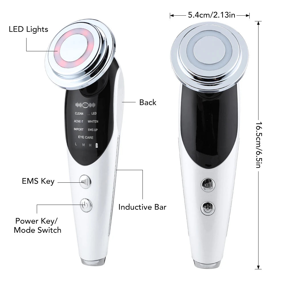7 in 1 RF EMS Facial Massager