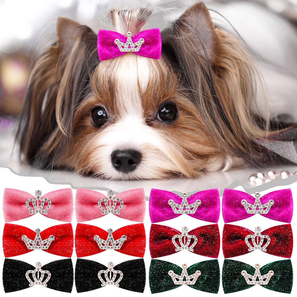 Pet Dog Bow Hairpin