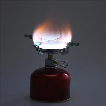 Portable Outdoor Camping Gas Stove with Adjustable Flame Small