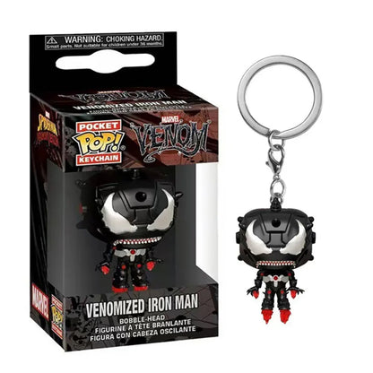 FUNKO Pocket Keychain Popular Movie Wolverine Venom Shaped Doll Backpack Pendant Exquisite Collection Christmas Gifts Keychain