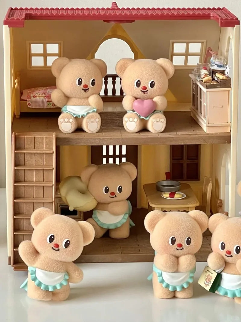 Butter Bear Business Day Series Blind Box Anime Figure Cartoon Cute Toy Mystery Box Collection Doll Ornament Girl Surprise Gifts