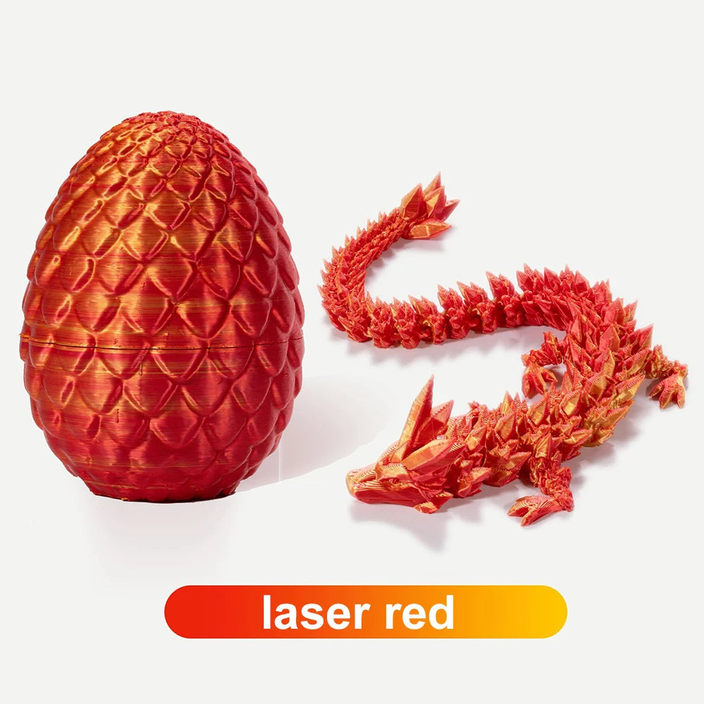 3D Printed Dragon Egg Relief Anxiety Dragon Fidget Toy Executive Dragon Fidget Desk Toys Home Office Decor Toys for Kids Gifts