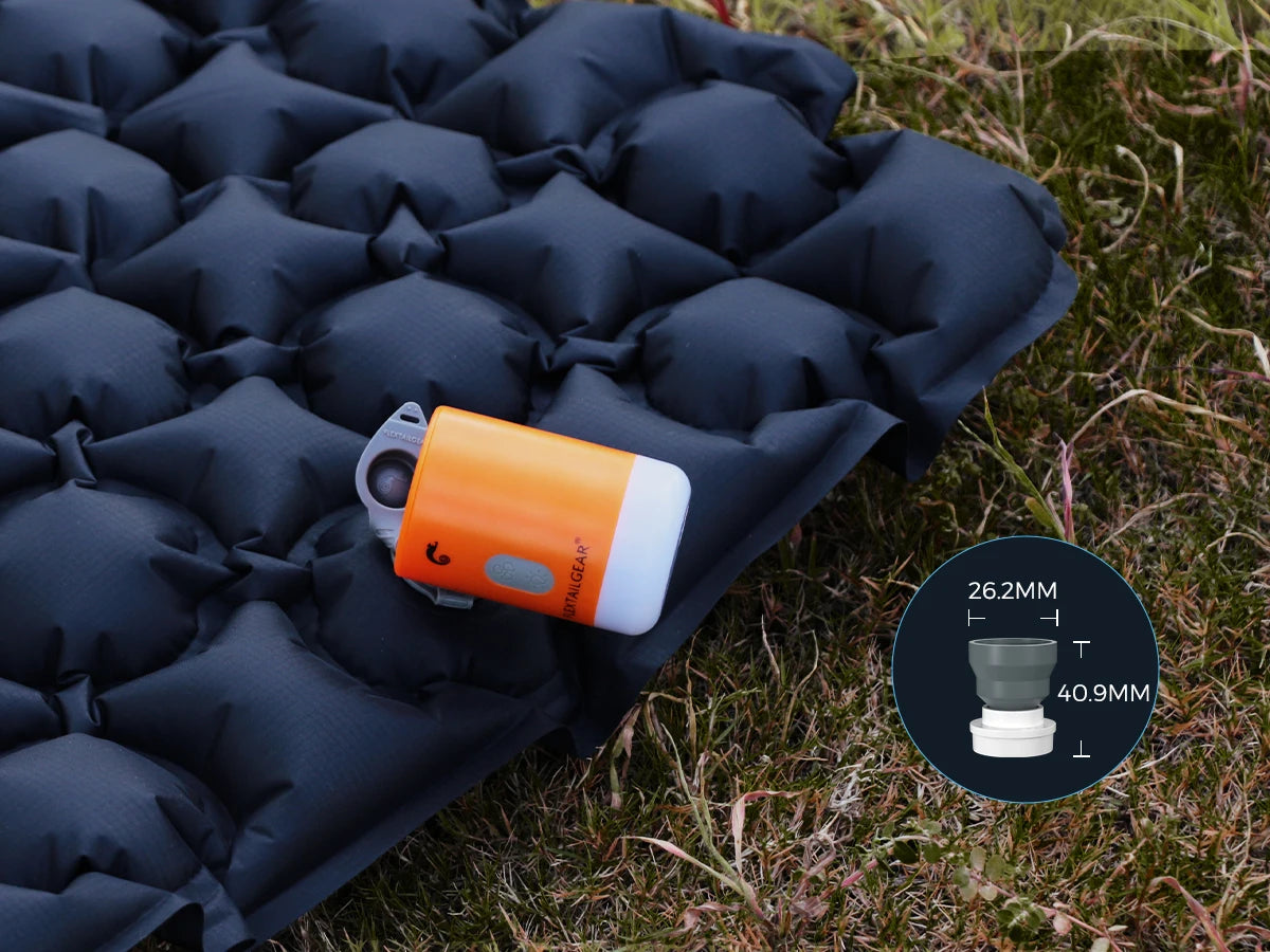 FLEXTAILGEAR MAX PUMP 2 PRO - Portable Air Pump Electric Inflator with Camping Light and Emergency Power Supply for Outdoors