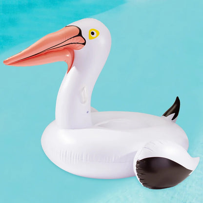 150cm Inflatable Toucan Pool Float 2022 Newest Ride-On Swan Inflatable Swimming Ring Water Mattress Summer Water Party Toys