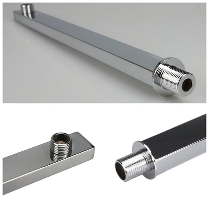 40cm Shower Arm Wall Mounted Shower Arm Shower Head Extension Shower Head Arm for Square Shower Head Rain Shower Head