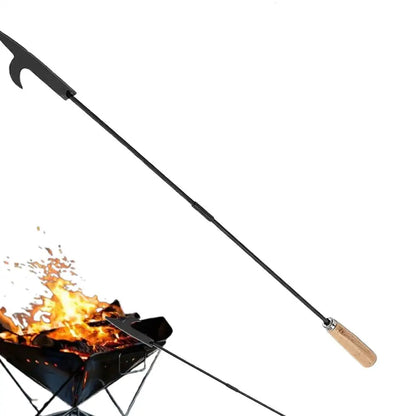 Outdoor Fire Poker Portable Fireplace Poker Tool Fire Pit Poker For Outdoor Camping 33 Inch Fireplace Poker Tools Fire Poker