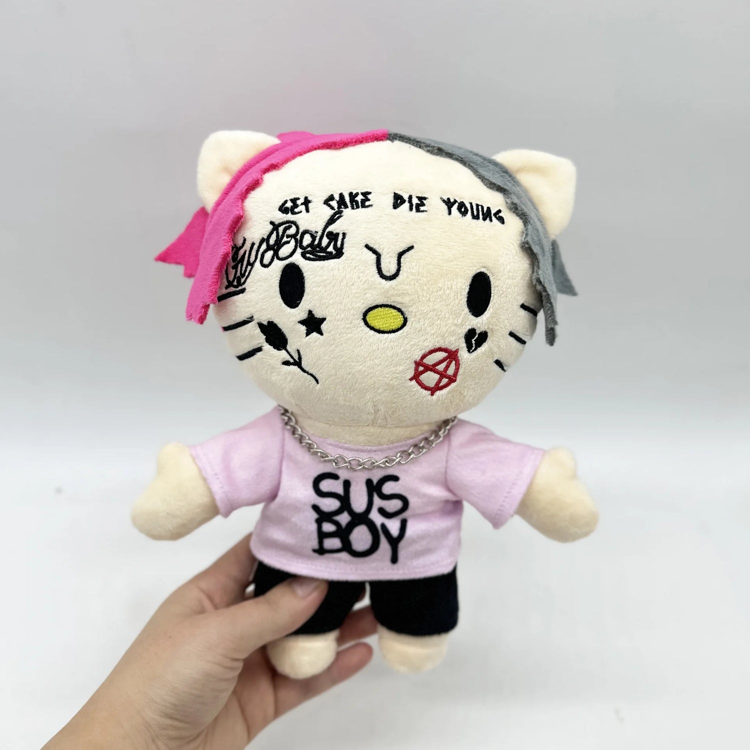 Travis Scott Plush Doll Hello Selena Plush Toys Cute Cartoon Anime Plush Doll Soft Stuffed Dolls Room Decoration Kids Toy Gifts