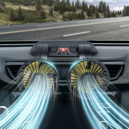 The sedan is a universal double-headed fan van with a large wind power electric fan for cooling