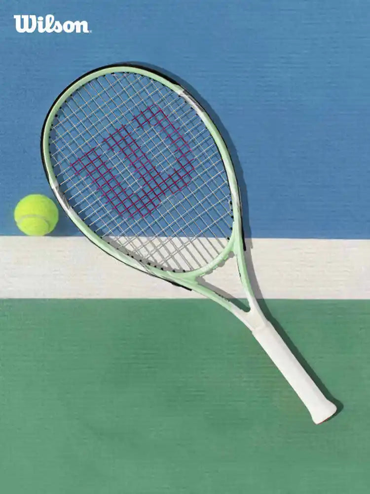 WILSON Original Tennis Rackets Single Play with Line Self-Practice Professional Beginner Elastic Tennis Racket Men Women Racket