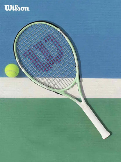 WILSON Original Tennis Rackets Single Play with Line Self-Practice Professional Beginner Elastic Tennis Racket Men Women Racket