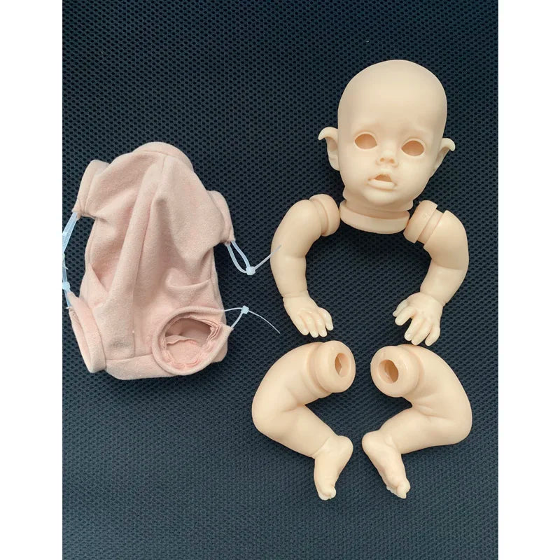 12inch Reborn Doll Kit Mini Elf Handy Fairy Doll Kit with Certificate Unfinished Unpainted Blank Vinyl Doll Parts